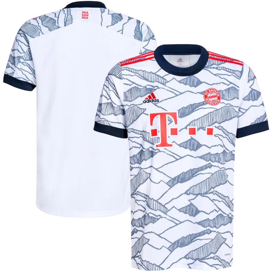 2021/22 Bayern Munich Football Kit Third Soccer Jersey